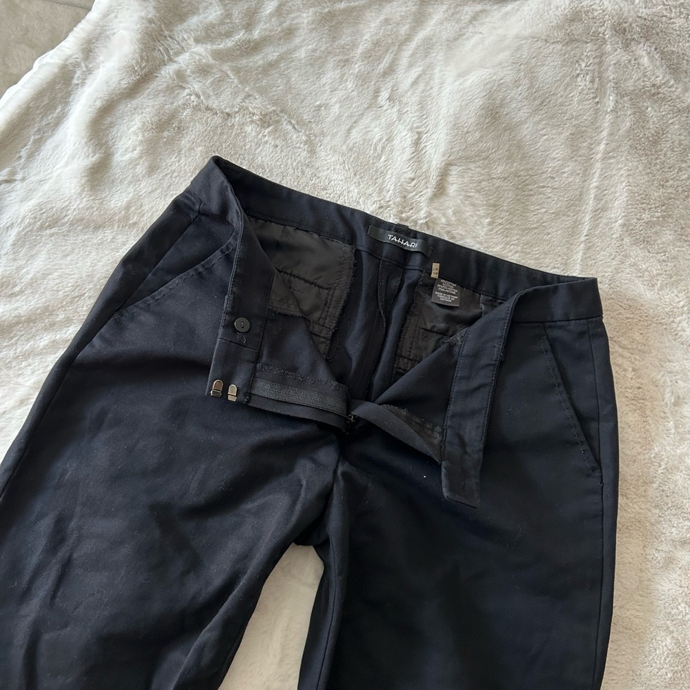 Black Low Rise Capris - Picture 6 of 9